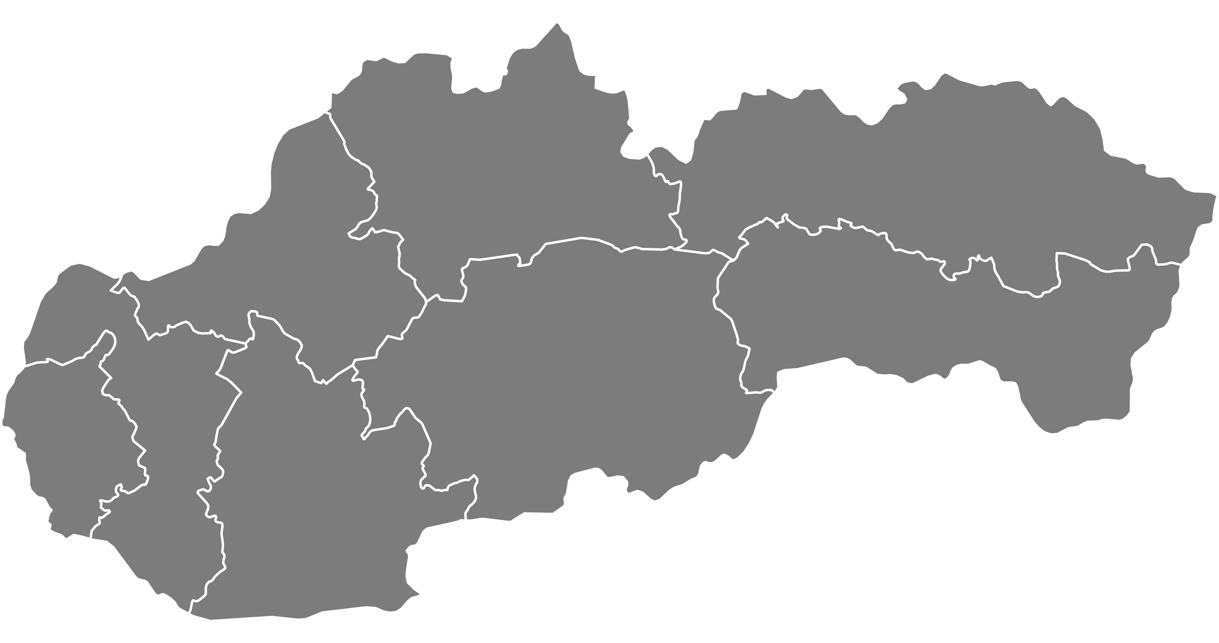 Slovensko pokrytie celého územia Slovenska